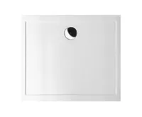 POLYSAN KARIA sprchová vanička z litého mramoru, obdélník 80x70cm, bílá