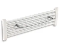 NOVASERVIS Držák ručníků na otopný žebřík 550 mm Metalia 2 chrom - 6227/1,0