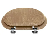 AQUALINE AQUALINE WC sedátko, dub (5)