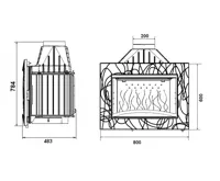 HS Flamingo Laudel DECOR  800 Symphonie Krbová vložka 6583-44 (2)