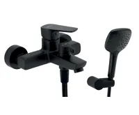 NOVASERVIS Vanová nástěnná baterie METALIA 58 ECO, 150 mm, černá - 58020,5 NOVASERVIS Vanová nástěnná baterie METALIA 58 ECO, 150 mm, černá - 58020,5