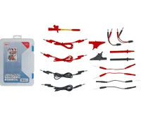 BGS Příslušenství pro sadu měřicích kabelů a zkušebních hrotů,  pro multimetr,  15dílná BS7451 (3)