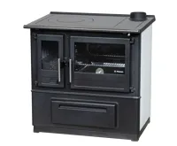 PLAMEN Sporák na tuhá paliva SLAVONAC N - P bílý