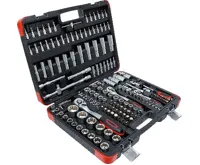 BGS Gola sada Kraftmann 172 dílů, 3x ráčna 1/4", 3/8" a 1/2" (4 ÷ 32 mm Super Lock) v kufru, BS2283 (1)