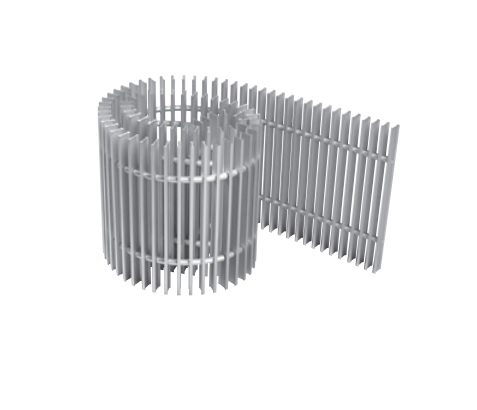 Boki pml mřížka 420mm /3500mm dural - přírodní hliník