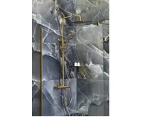 SAPHO Sprchový sloup s termostatickou baterií, zlato mat (6)