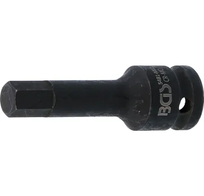 BGS Hlavice zástrčná 1/2" imbus  12 x 75 mm, tvrzená Cr-Mo