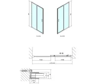 POLYSAN EASY sprchové dveře 1200mm, čiré sklo (8)