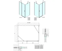 POLYSAN ZOOM obdélníkový sprchový kout 1400x900mm L/P varianta (11)