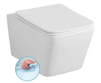 SAPHO PORTO závěsná WC mísa, Rimless, 36x52cm, bílá