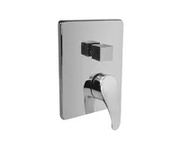 Sonáta sprchová baterie podomítková s trojcestným přepínačem, Mbox, hranatý kryt