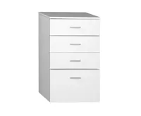 AQUALINE ZOJA/KERAMIA FRESH skříňka spodní 50x78x29cm, bílá, zásuvková