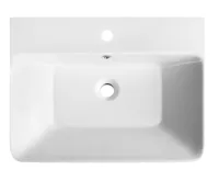 SAPHO THALIE 60 keramické umyvadlo nábytkové 60x46cm, bílá (8)