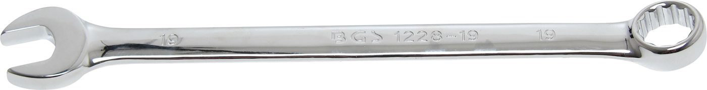 Bgs klíč očkoplochý 19 mm ,extra dlouhý, leštěný