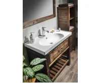 SAPHO BRAND umyvadlová skříňka 76x83x43cm, mořený smrk (3)