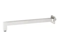 NOVASERVIS Rameno pevné sprchy hranaté ze stěny 400 mm chrom - RAM400,0