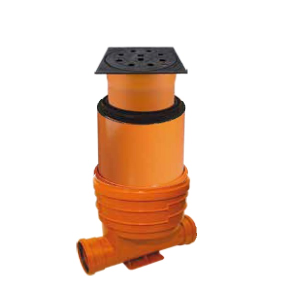 OSMA kanalizační šachta DN400x1000 mm průchozí - pro KG 250 poklop odvětraný litina - 12,5t