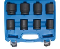 BGS Hlavice nástrčné silové šestihranné, 20 mm (3/4&quot;), 22 - 38 mm, 8dílná