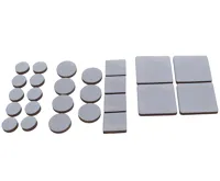 BGS Podložky kluzné,  šedé, 25 pcs.