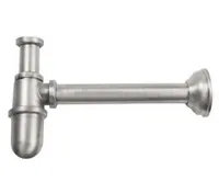 SAPHO RETRO umyvadlový sifon 5/4&quot;, odpad 32 mm, nikl