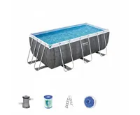 Bestway Bazén Power Steel Rattan 4,12 x 2,01 x 1,22 m - 56722 (1)