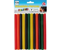 BGS Patrony tavící 11 x 150 mm, barevné, 12 ks BGS Patrony tavící 11 x 150 mm, barevné, 12 ks