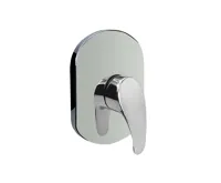 Sprchová baterie podomítková bez přepínače, Mbox, oválný kryt, Sonáta, chrom Sprchová baterie podomítková bez přepínače, Mbox, oválný kryt, Sonáta, chrom