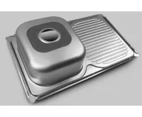 AQUALINE Nerezový vestavný dřez s odkapem 78x18x48cm (7)