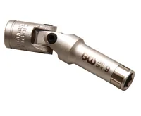 BGS Hlavice nástrčná 3/8&quot; kloubová prodloužená pro žhavící svíčky 9 mm