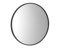 SAPHO NOTION SLIM kulaté zrcadlo v rámu ø 40cm, černá mat SAPHO NOTION SLIM kulaté zrcadlo v rámu ø 40cm, černá mat