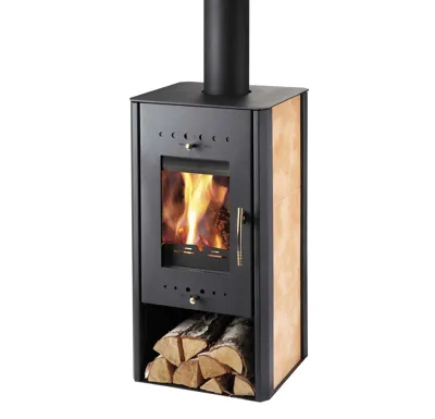 Haas+Sohn Mantova Al Krbová kamna s výměníkem 7,7kw - černá, béžová