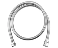 SAPHO SOFTFLEX plastová sprchová hadice, 100cm, metalická stříbrná/chrom SAPHO SOFTFLEX plastová sprchová hadice, 100cm, metalická stříbrná/chrom