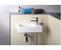 SAPHO RHAPSODY stojánková umyvadlová baterie s bidetovou sprchou, chrom (7)