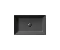 GSI KUBE X keramické umyvadlo na desku, 60x37cm, černá mat (1)