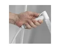 SAPHO Podomítková bidetová baterie se Stop sprškou, kulatá, progresivní kartuše, bílá mat (1)