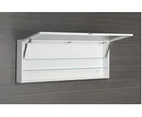 SAPHO CLOE galerka s LED osvětlením 120x50x18cm, bílá (6)