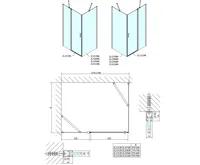 POLYSAN ZOOM BLACK obdélníkový sprchový kout 1200x1000mm L/P varianta (17)