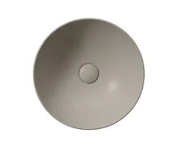 GSI PURA keramické umyvadlo na desku, průměr 40cm, tortora mat (3)