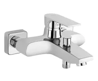 NOVASERVIS Nástěnná vanová baterie bez příslušenství ALGEO SQUARE chrom - BAQ1 NOVASERVIS Nástěnná vanová baterie bez příslušenství ALGEO SQUARE chrom - BAQ1