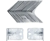 BGS Plech spojovací, s drážkou, 70 x 70 x 55 x 2,5 mm, výhodná sada, 25 ks (3)