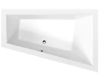 POLYSAN TRIANGL R asymetrická vana 180x120x50cm, bílá