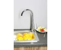 AQUALINE LOTTA stojánková dřezová baterie, chrom (3)