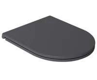 ISVEA INFINITY WC sedátko, SLIM, Soft Close, Easy Take, antracit