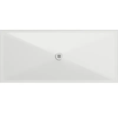 GSI Keramická sprchová vanička, obdélník 200x90x2cm, bílá mat