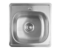 AQUALINE Nerezový vestavný dřez 48x18x48cm