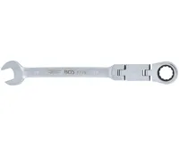 BGS Sada dvoukloubových ráčnových kombinovaných klíčů ,  nastavitelné ,  19 mm (4)