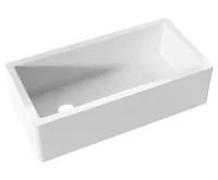 KERASAN ESSEX keramický dřez 91x45,6cm, bílá KERASAN ESSEX keramický dřez 91x45,6cm, bílá