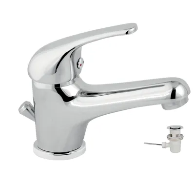 NOVASERVIS Umyvadlová baterie s výpustí Titania Iris chrom - 92001,0