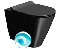 GSI KUBE X WC mísa stojící, Swirlflush, 36x55cm, spodní/zadní odpad, černá dual-mat GSI KUBE X WC mísa stojící, Swirlflush, 36x55cm, spodní/zadní odpad, černá dual-mat