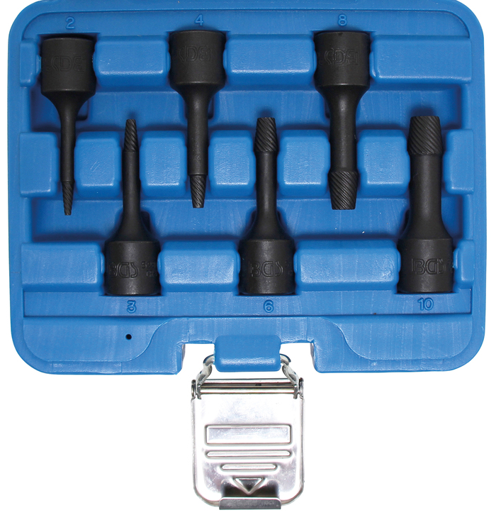Bgs hlavice "twist",2 -10 mm,3/8" ,6 dílů